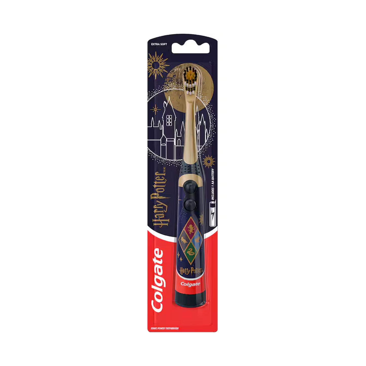 Colgate Kids Harry Potter Powered 3+ Toothbrush - Extra Soft