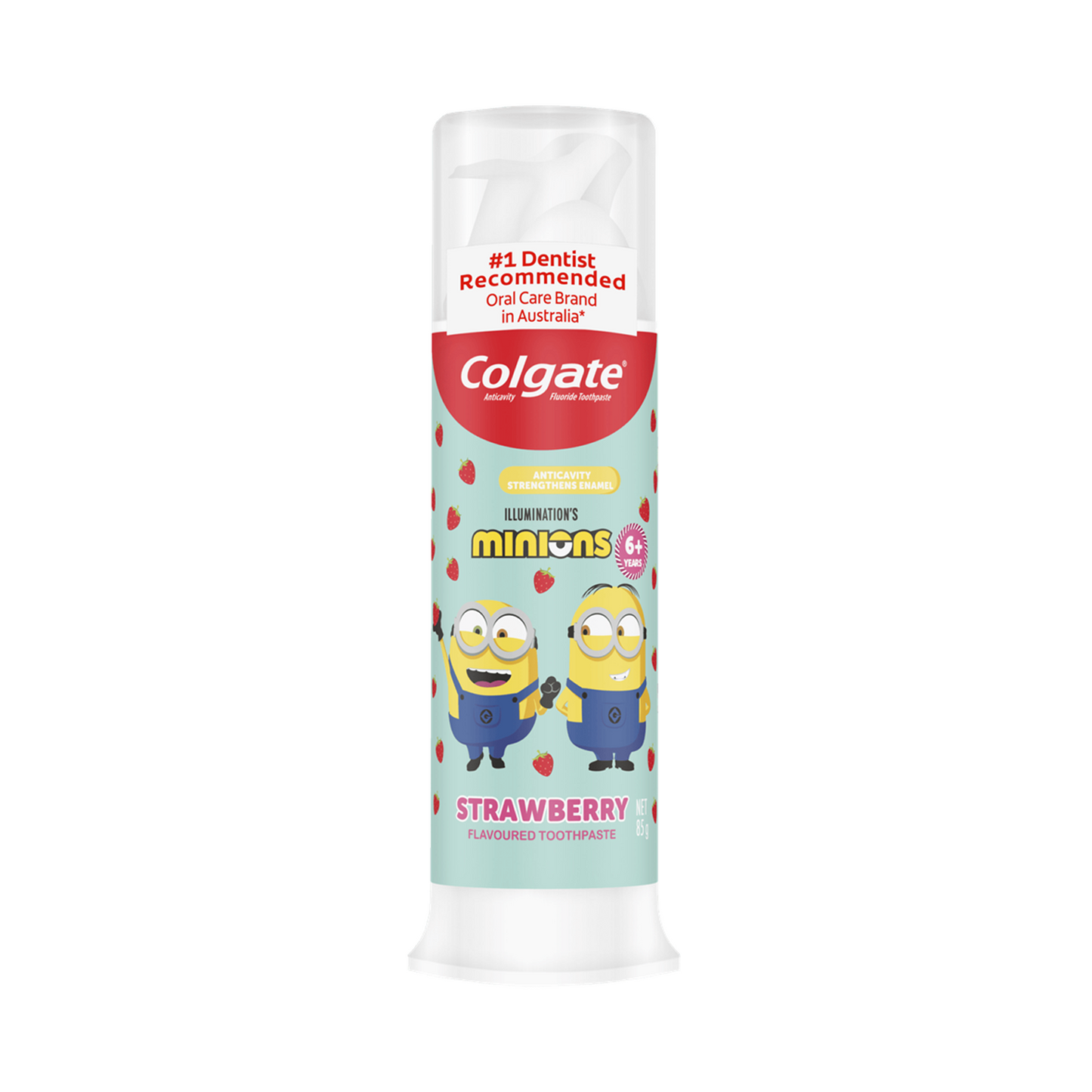 Colgate Kids Minions Strawberry Pump Toothpaste 85g