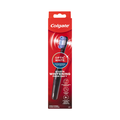 Colgate Optic White Powered Toothbrush - Soft