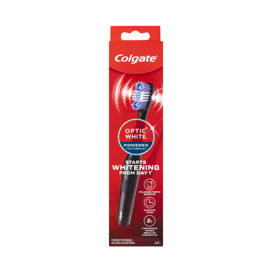 Colgate Optic White Powered Toothbrush - Soft