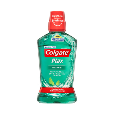 Colgate Plax Freshmint Alcohol Free 500ml Mouthwash
