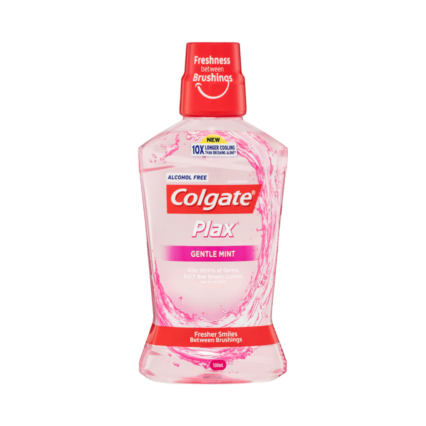 Colgate Plax Gentle Mint Alcohol Free 500ml Mouthwash