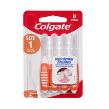 Load image into Gallery viewer, Colgate Interdental Brush Size 1 0.45mm Pkt 8