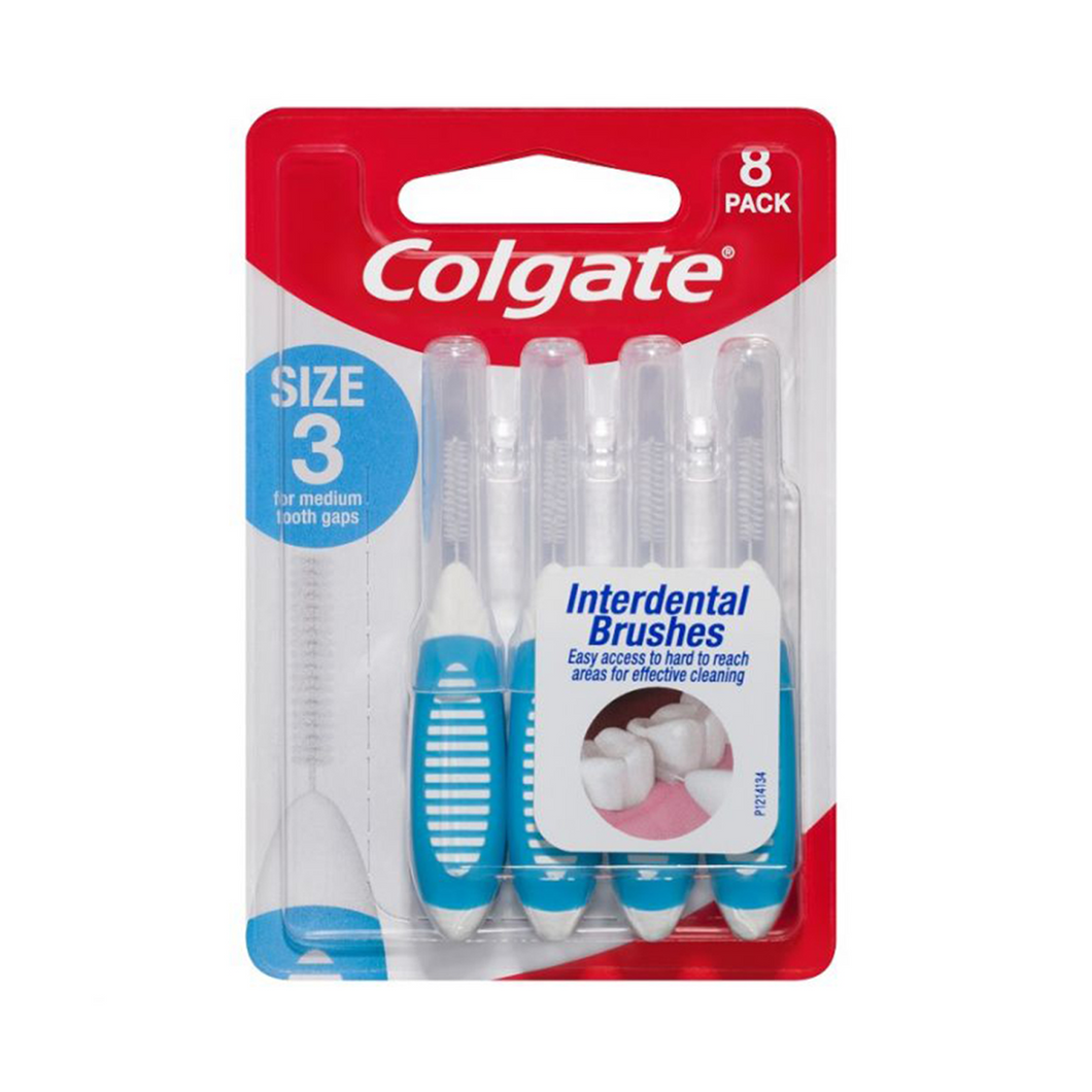 Colgate Interdental Brush Size 3 0.6mm Pkt 8