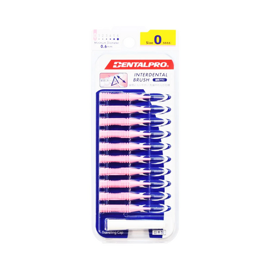 DENTALPRO Interdental Brush #0 Pink Pack of 10