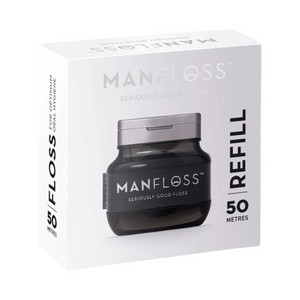 Manfloss Refill 1 x 50m Roll BLACK Tape