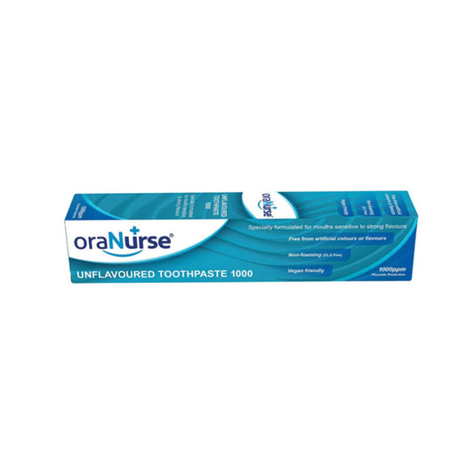 oraNurse Unflavoured Toothpaste 1000ppm 50ml-oralcareplus.co.nz