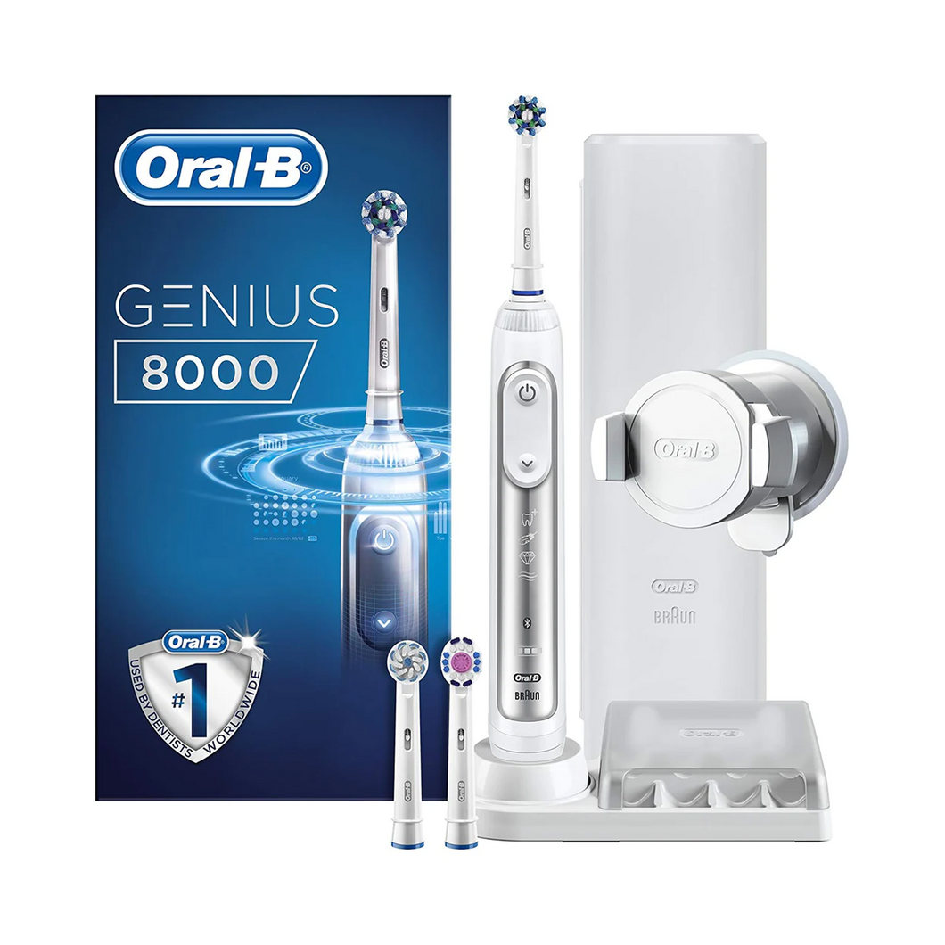 ORAL-B Genius Series 8000 Silver Electric Toothbrush