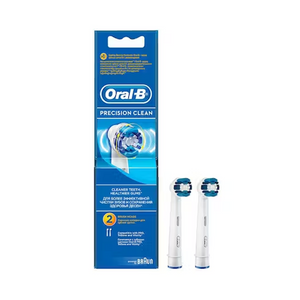 ORAL B Precision Clean Refill Brush Head Pack of 2