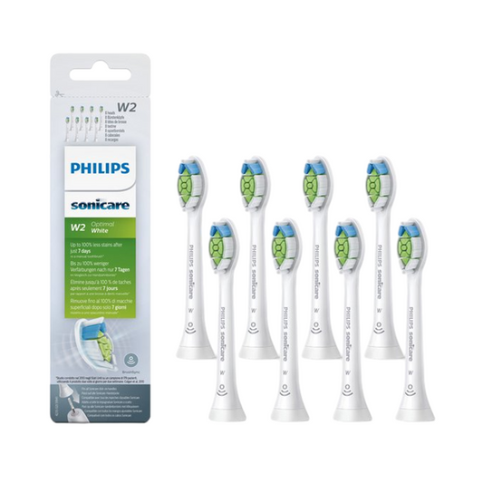 Sonicare W2 Optimal White Standard Brush Heads Pack of 8