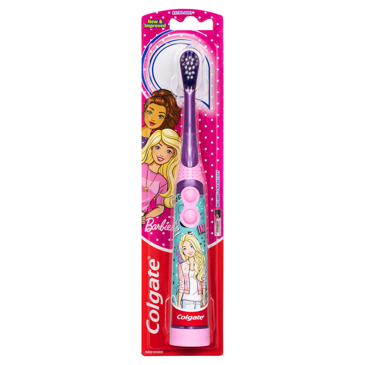 Colgate Tooth Girl Colgate Barbie Extra Soft Battery Toothbrush | Oral Care Plus NZ – Oral ...